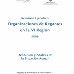 Organizaciones de Regantes en la VI Región